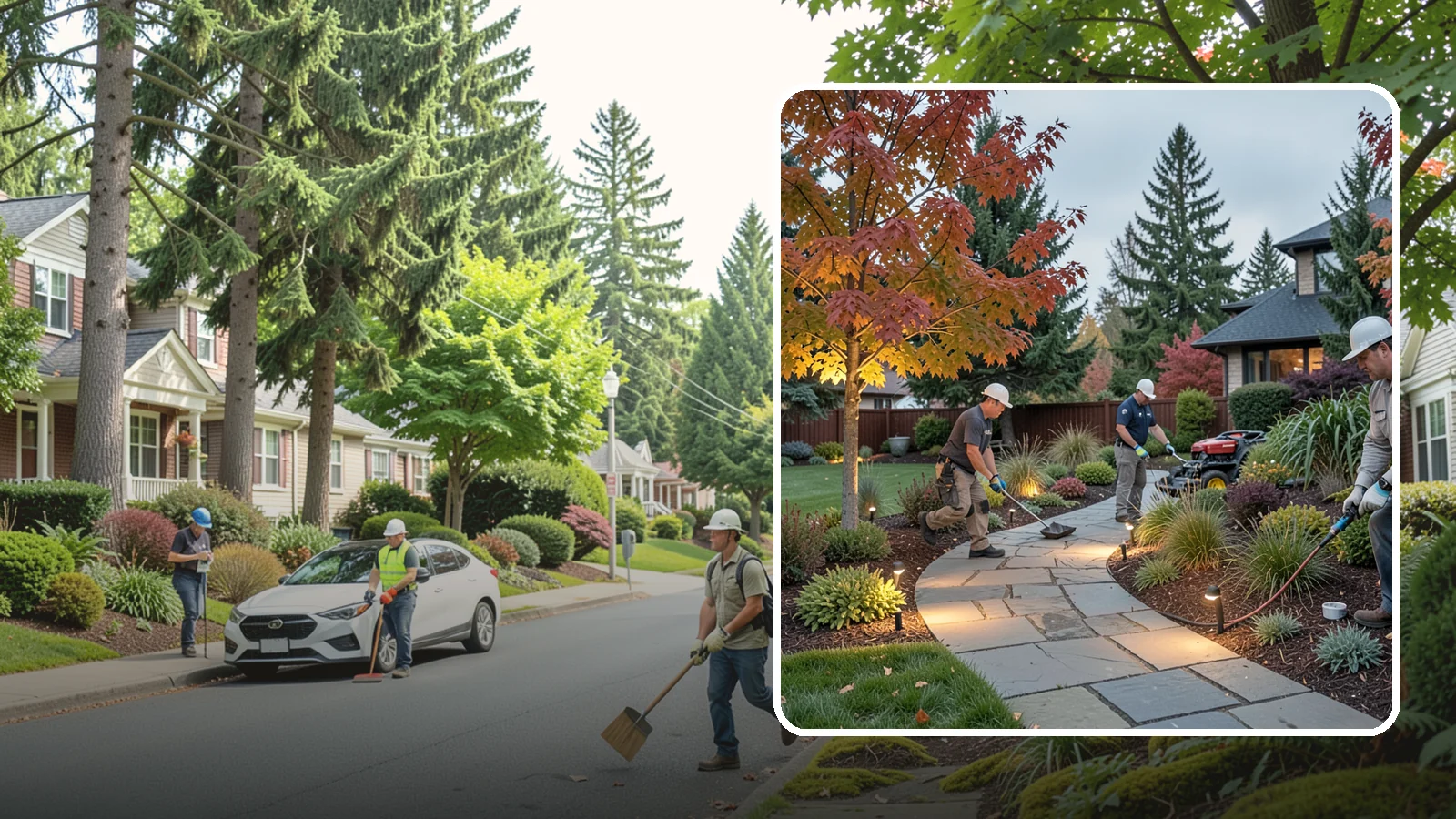Landscape Lighting Installation in Beaux Arts Village, King County, WA - Professionally designed landscape lighting that adds beauty, safety, and hours of usable evening space.