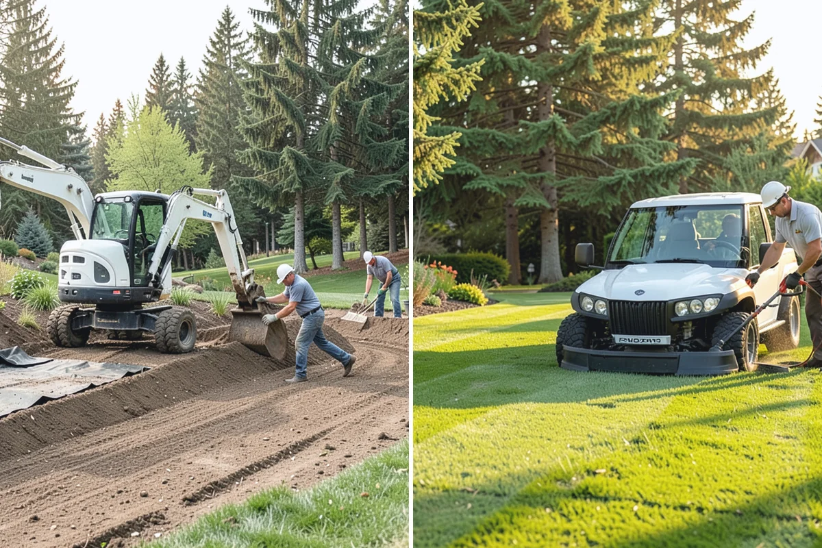 Landscape Lighting Installation in Beaux Arts Village, King County, WA - Design the lighting plan and layers