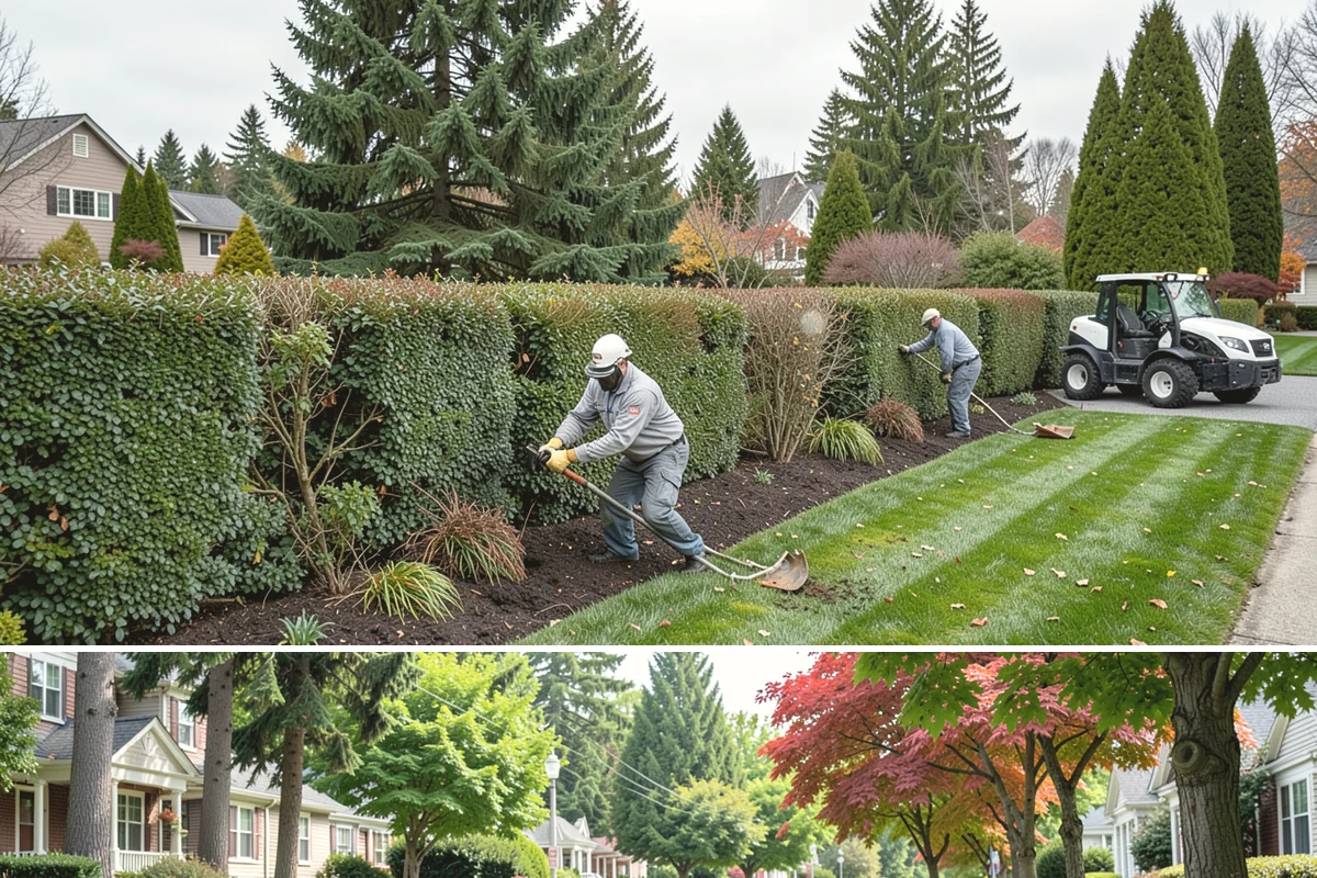 Landscape Lighting Installation in Beaux Arts Village, King County, WA - Can be installed year-round