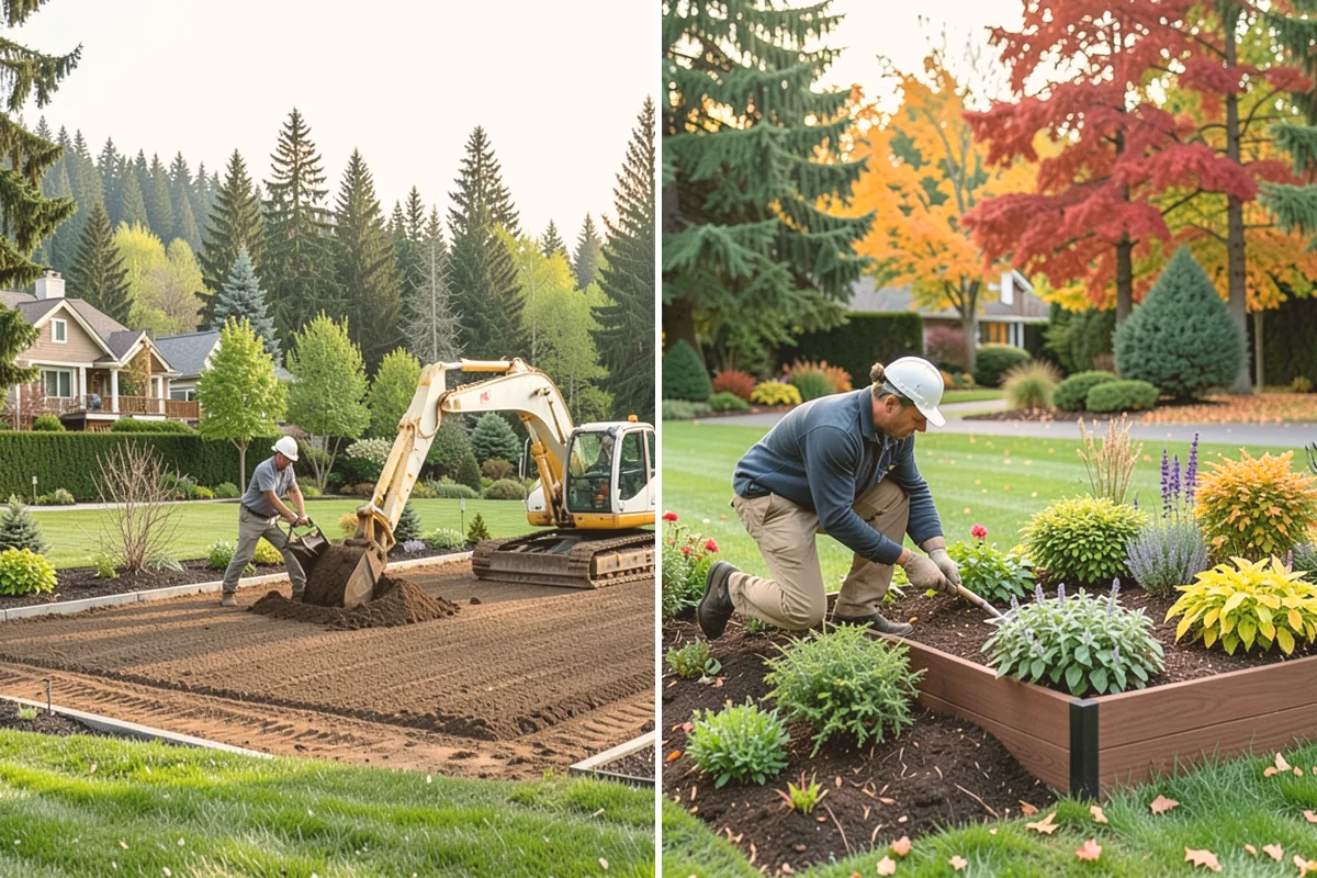 Landscape Lighting Installation in Bellevue, King County, WA - Design the lighting plan and layers