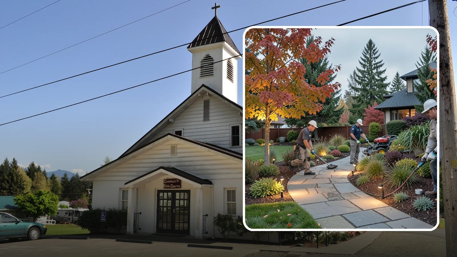 Landscape Lighting Installation in Concrete, Skagit County, WA - Professionally designed landscape lighting that adds beauty, safety, and hours of usable evening space.