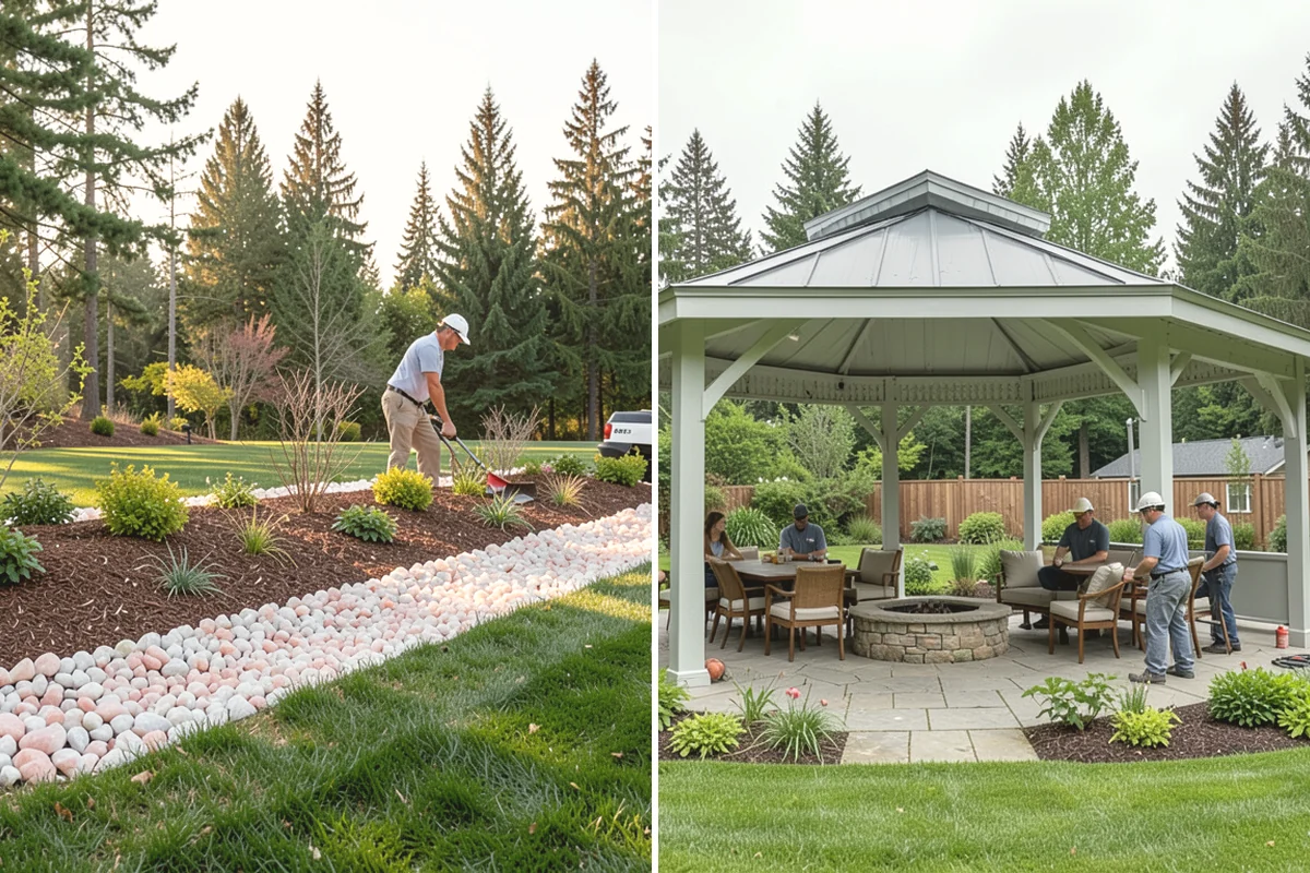 Landscape Lighting Installation in Covington, King County, WA - Design the lighting plan and layers