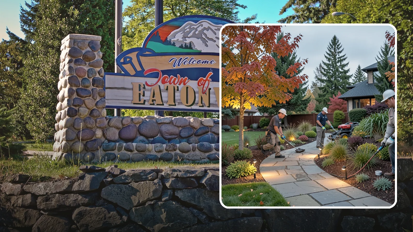 Landscape Lighting Installation in Eatonville, Pierce County, WA - Professionally designed landscape lighting that adds beauty, safety, and hours of usable evening space.