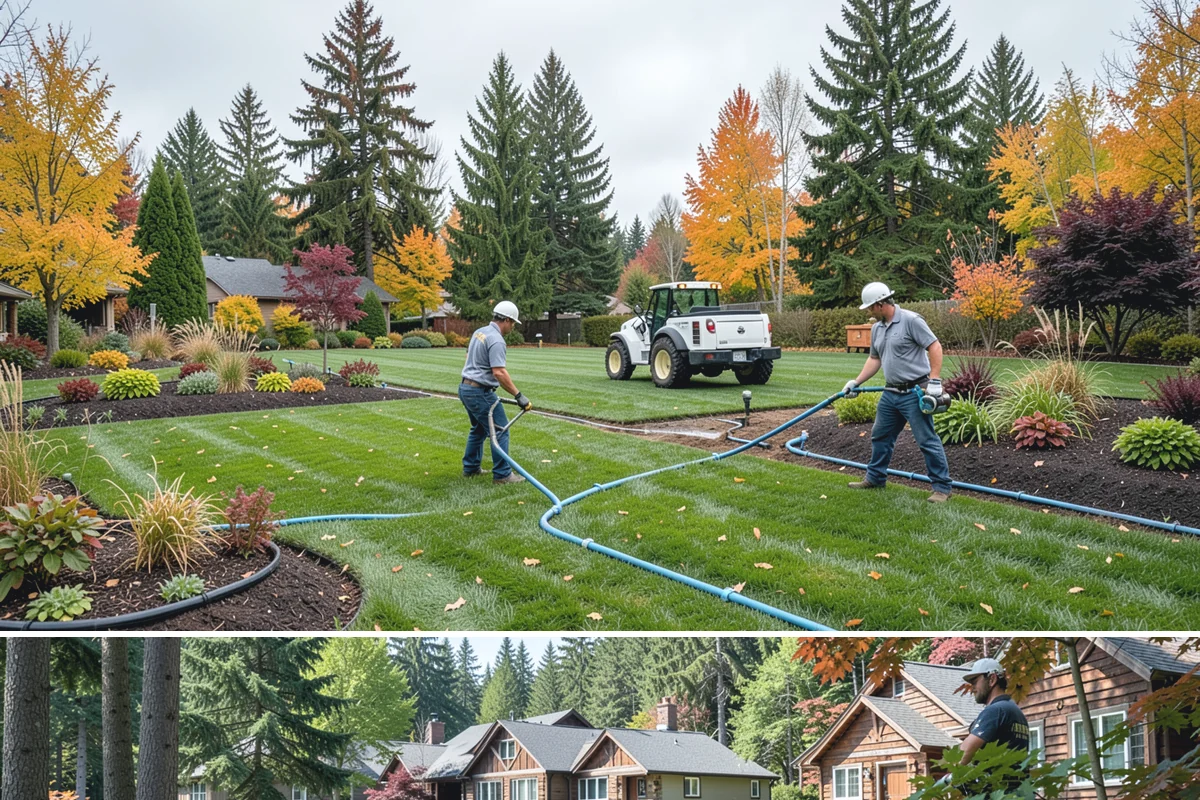 Landscape Lighting Installation in Edgewood, Pierce County, WA - Can be installed year-round