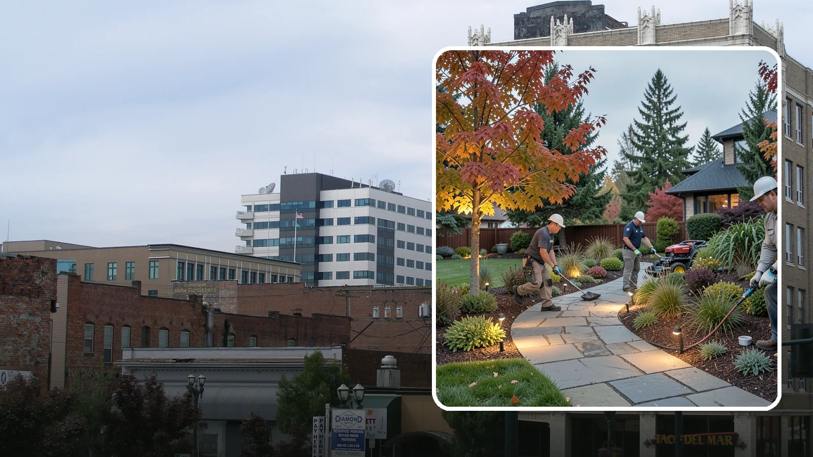 Landscape Lighting Installation in Everett, Snohomish County, WA - Professionally designed landscape lighting that adds beauty, safety, and hours of usable evening space.