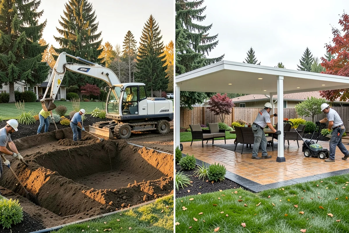 Landscape Lighting Installation in Everett, Snohomish County, WA - Design the lighting plan and layers