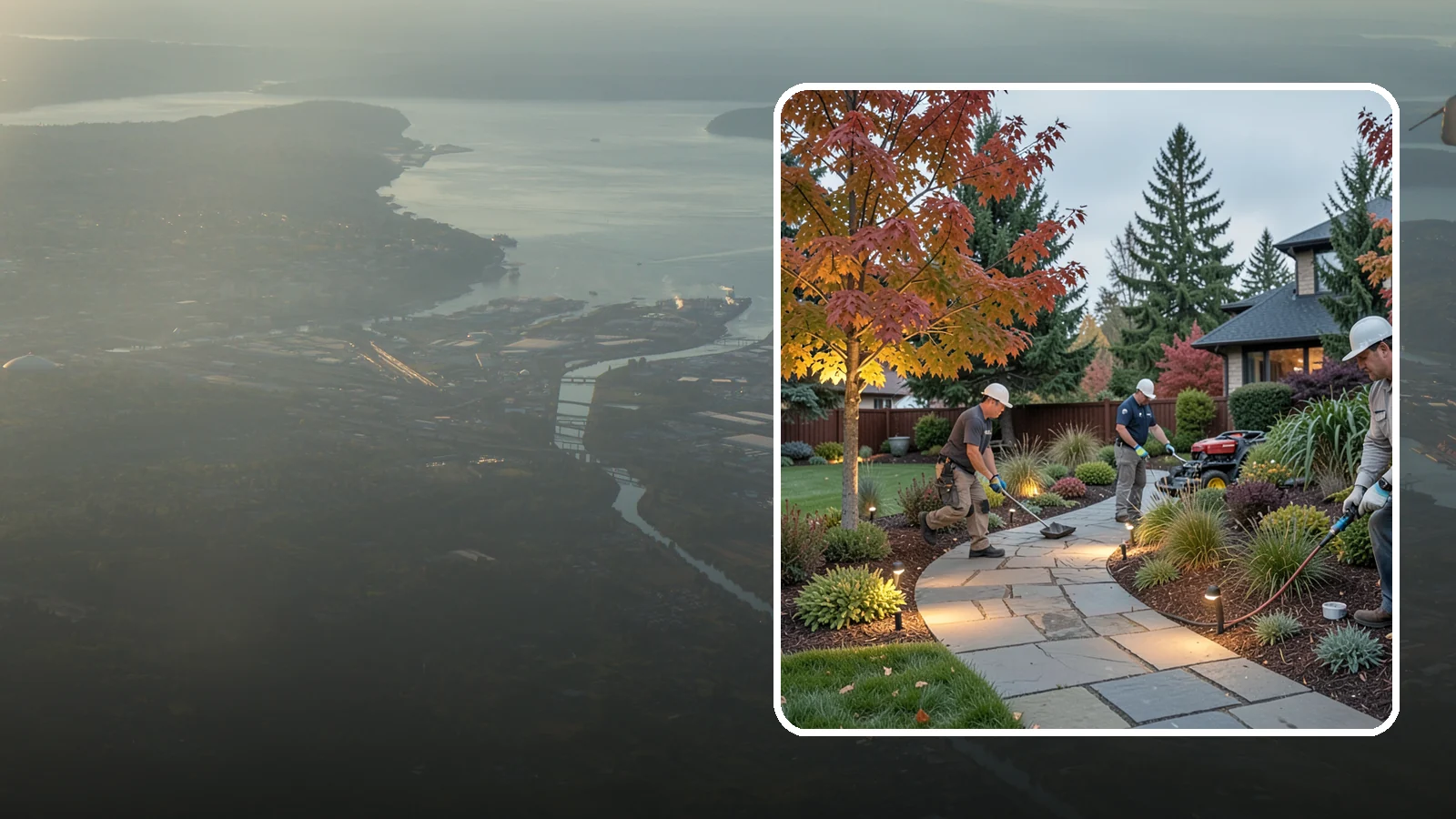 Landscape Lighting Installation in Fife, Pierce County, WA - Professionally designed landscape lighting that adds beauty, safety, and hours of usable evening space.