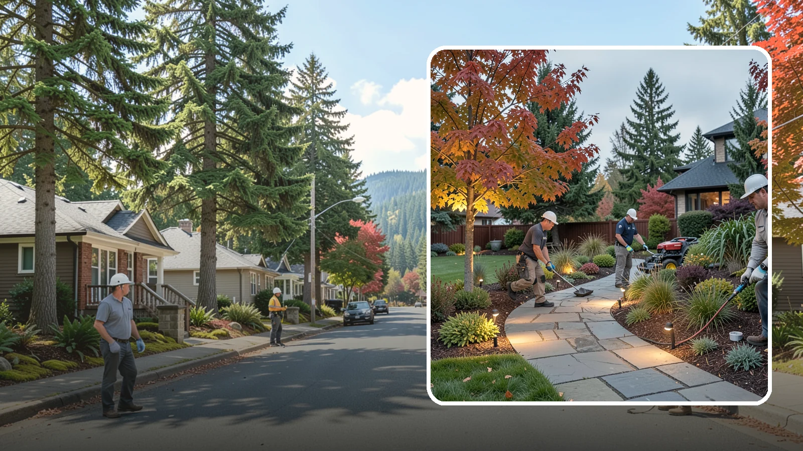 Landscape Lighting Installation in Hunts Point, King County, WA - Professionally designed landscape lighting that adds beauty, safety, and hours of usable evening space.