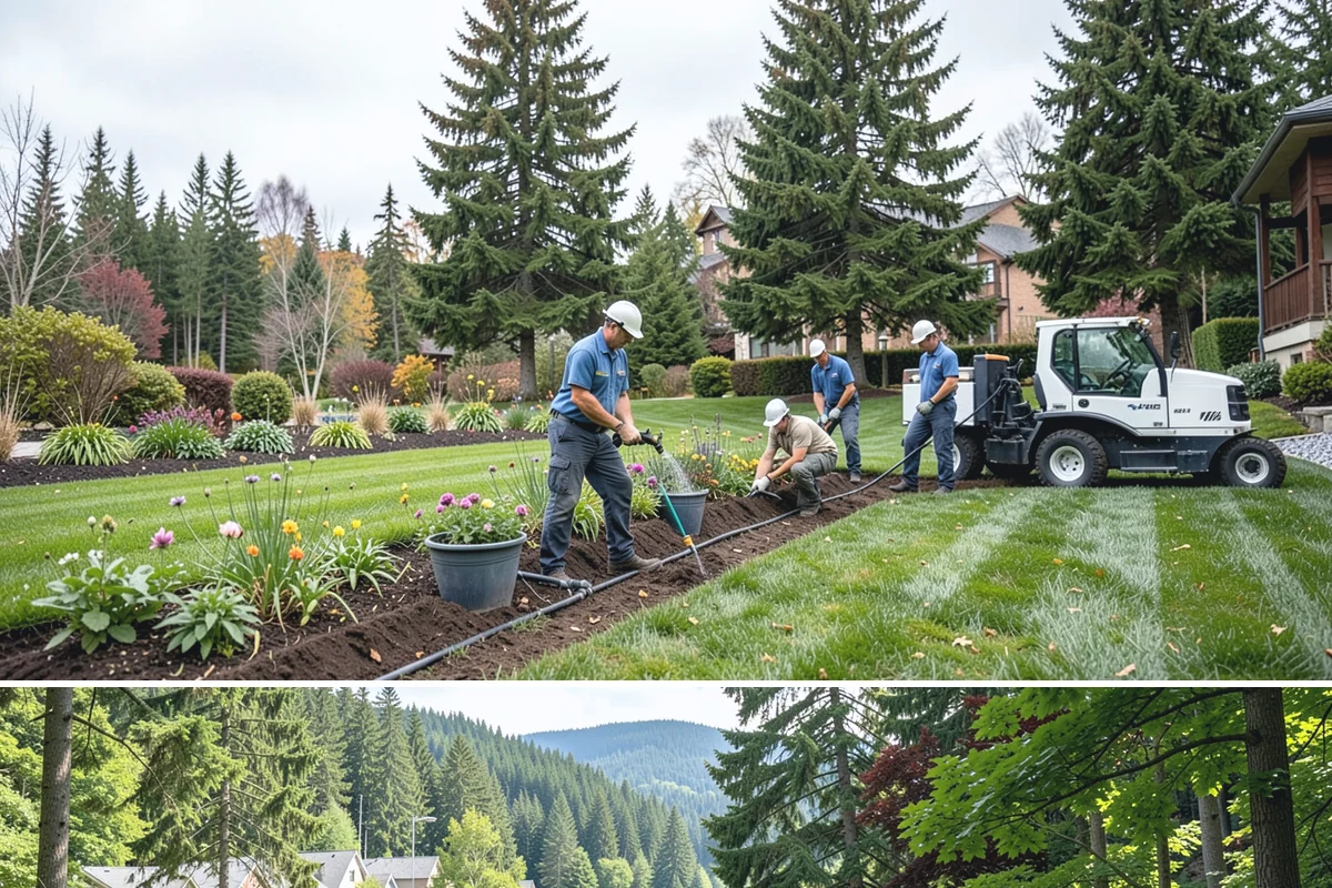 Landscape Lighting Installation in Lake Forest Park, King County, WA - Can be installed year-round