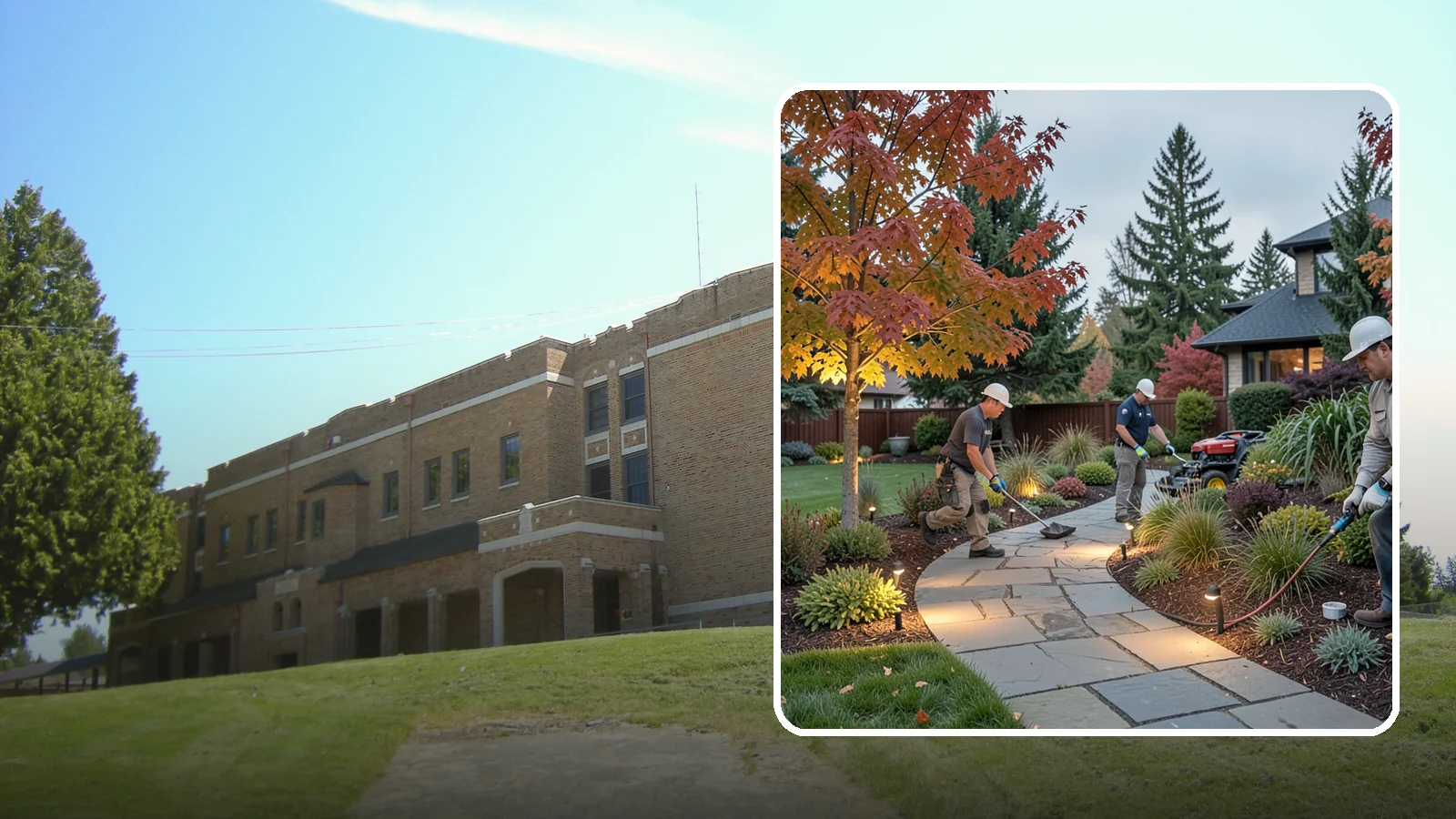 Landscape Lighting Installation in Maple Valley, King County, WA - Professionally designed landscape lighting that adds beauty, safety, and hours of usable evening space.