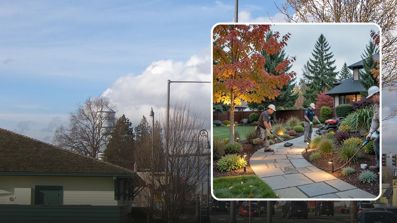 Landscape Lighting Installation in Marysville, Snohomish County, WA - Professionally designed landscape lighting that adds beauty, safety, and hours of usable evening space.