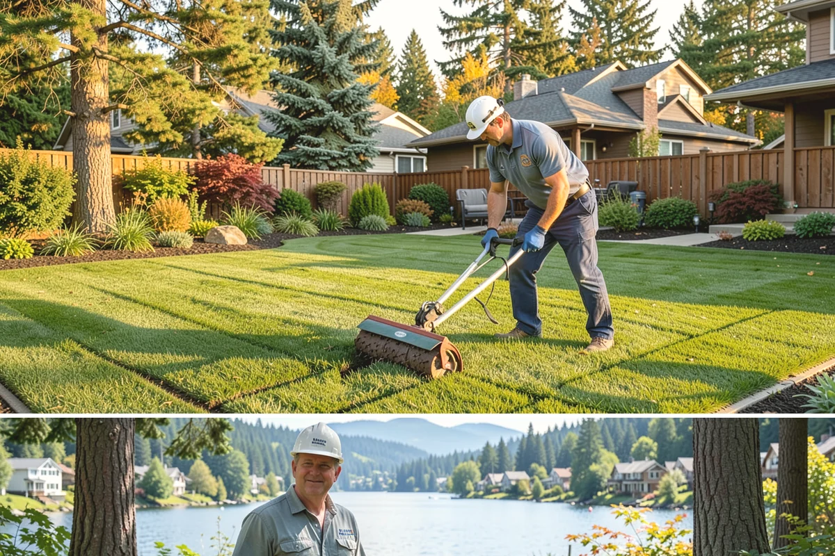 Landscape Lighting Installation in Milton, King County, WA - Can be installed year-round