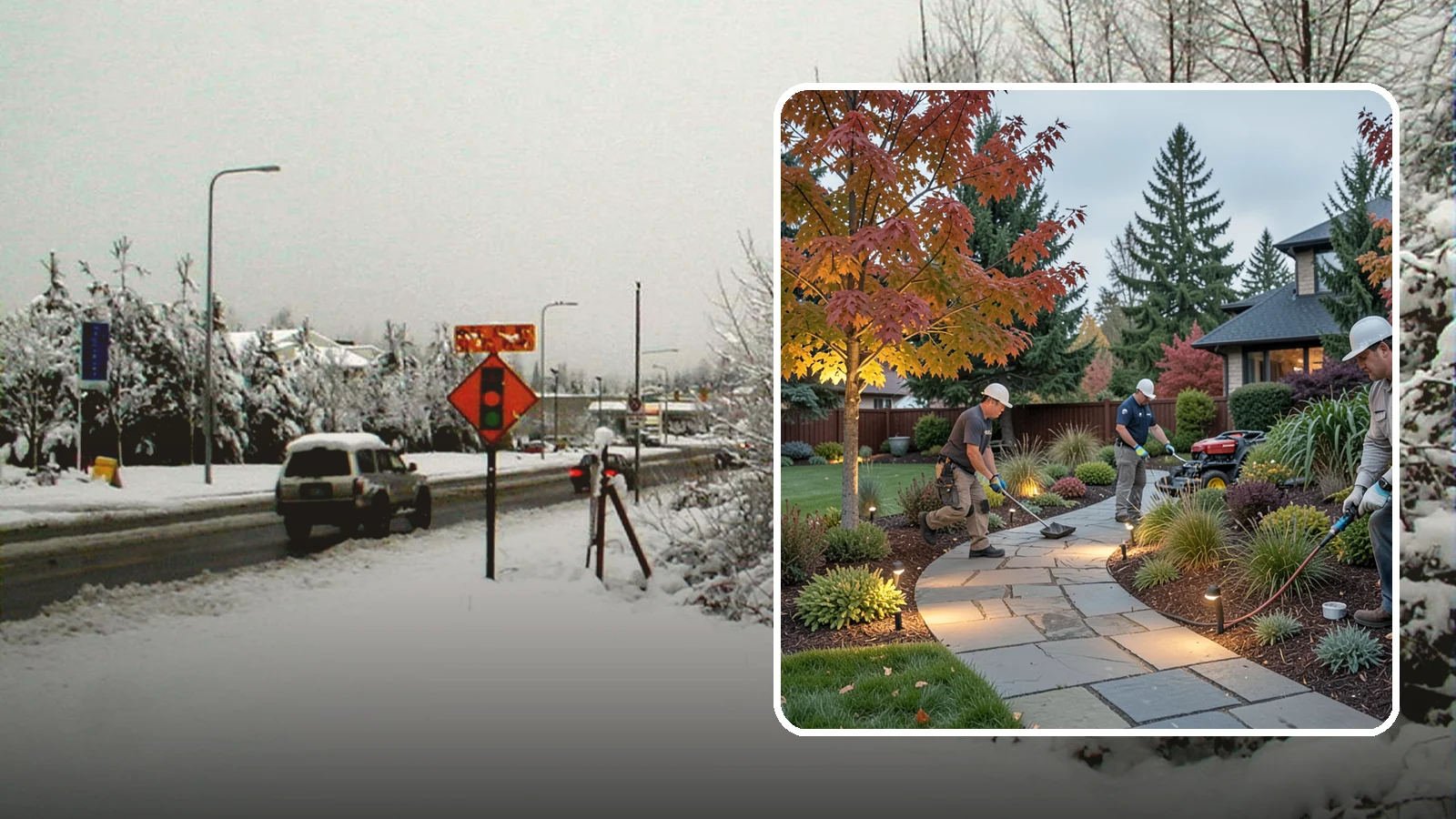 Landscape Lighting Installation in Newcastle, King County, WA - Professionally designed landscape lighting that adds beauty, safety, and hours of usable evening space.