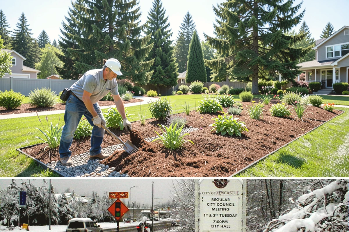 Landscape Lighting Installation in Newcastle, King County, WA - Can be installed year-round