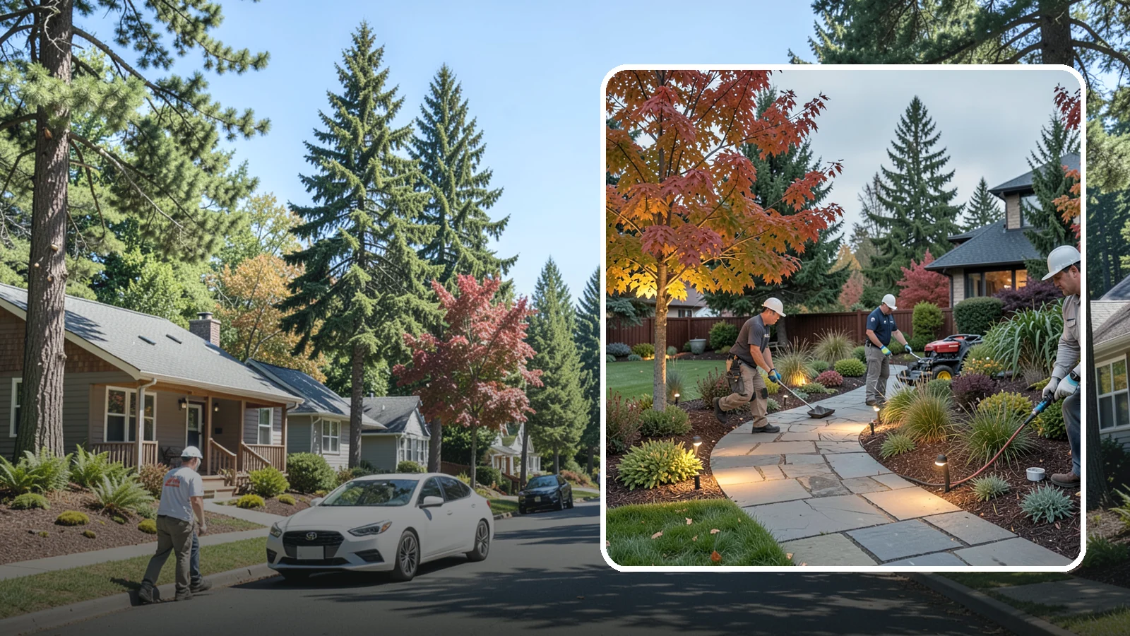 Landscape Lighting Installation in Orting, Pierce County, WA - Professionally designed landscape lighting that adds beauty, safety, and hours of usable evening space.
