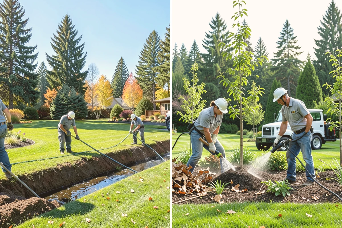 Landscape Lighting Installation in Orting, Pierce County, WA - Design the lighting plan and layers