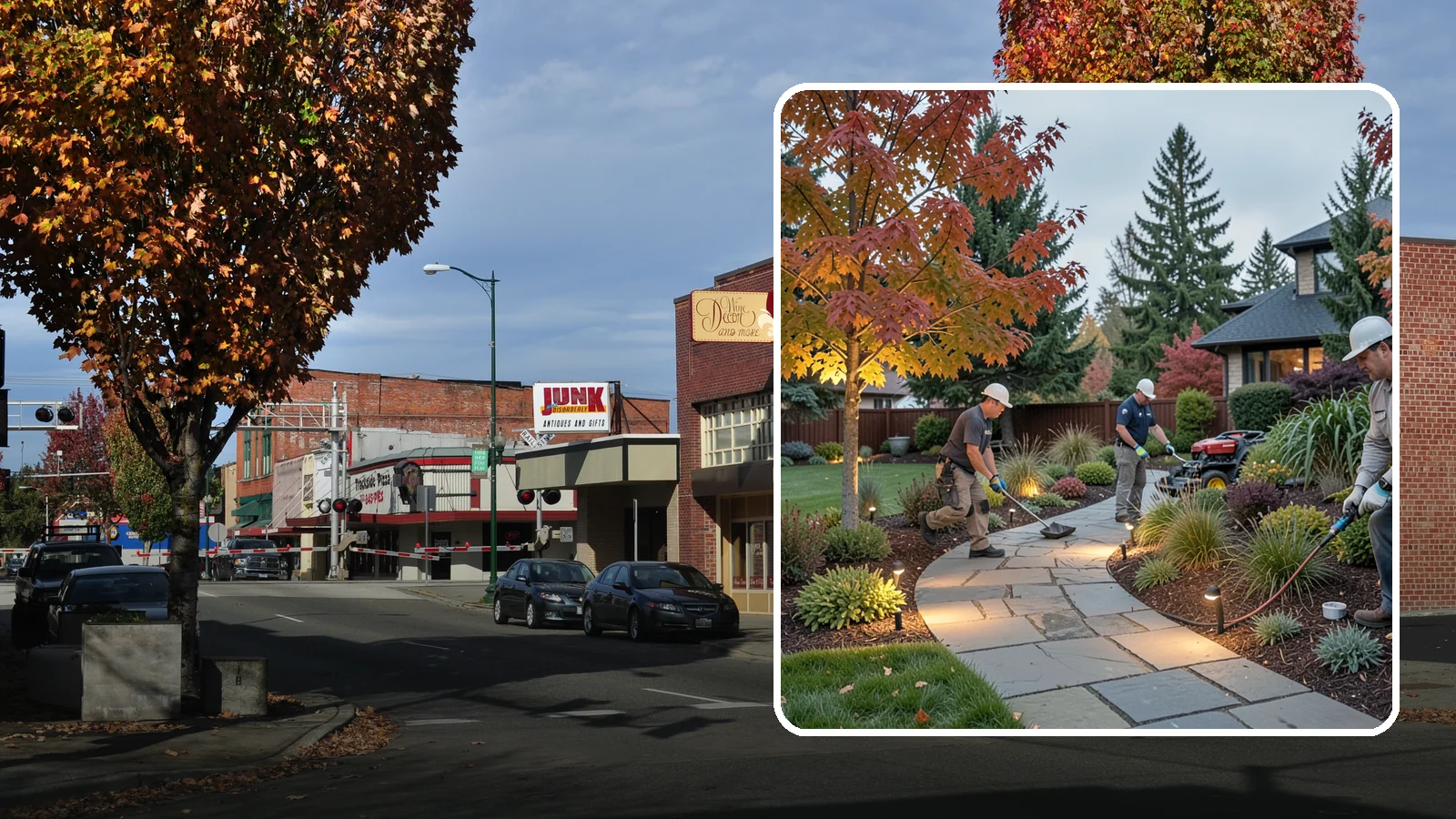 Landscape Lighting Installation in Puyallup, Pierce County, WA - Professionally designed landscape lighting that adds beauty, safety, and hours of usable evening space.
