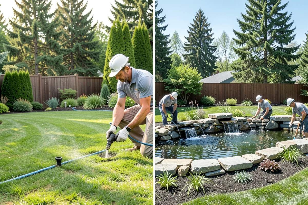 Landscape Lighting Installation in Puyallup, Pierce County, WA - Design the lighting plan and layers
