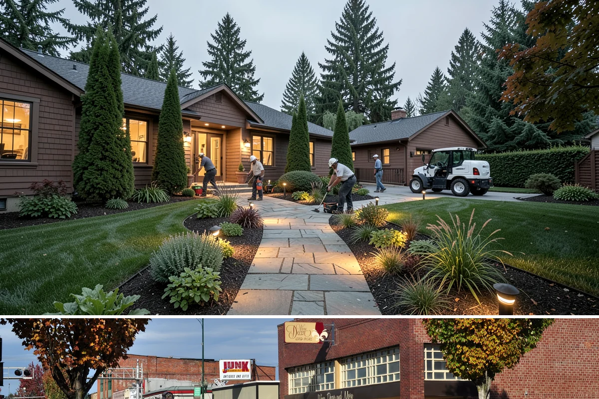 Landscape Lighting Installation in Puyallup, Pierce County, WA - Can be installed year-round