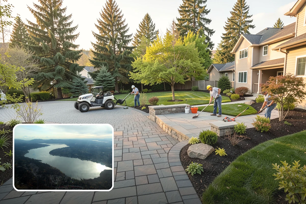 Landscape Lighting Installation in Sammamish, King County, WA - Beauty, safety, and evening usability