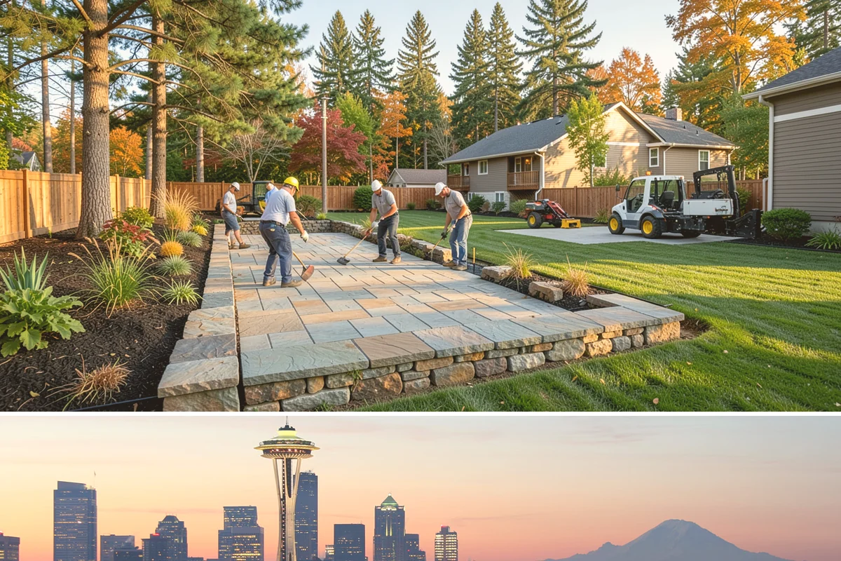 Landscape Lighting Installation in Seattle, King County, WA - Can be installed year-round