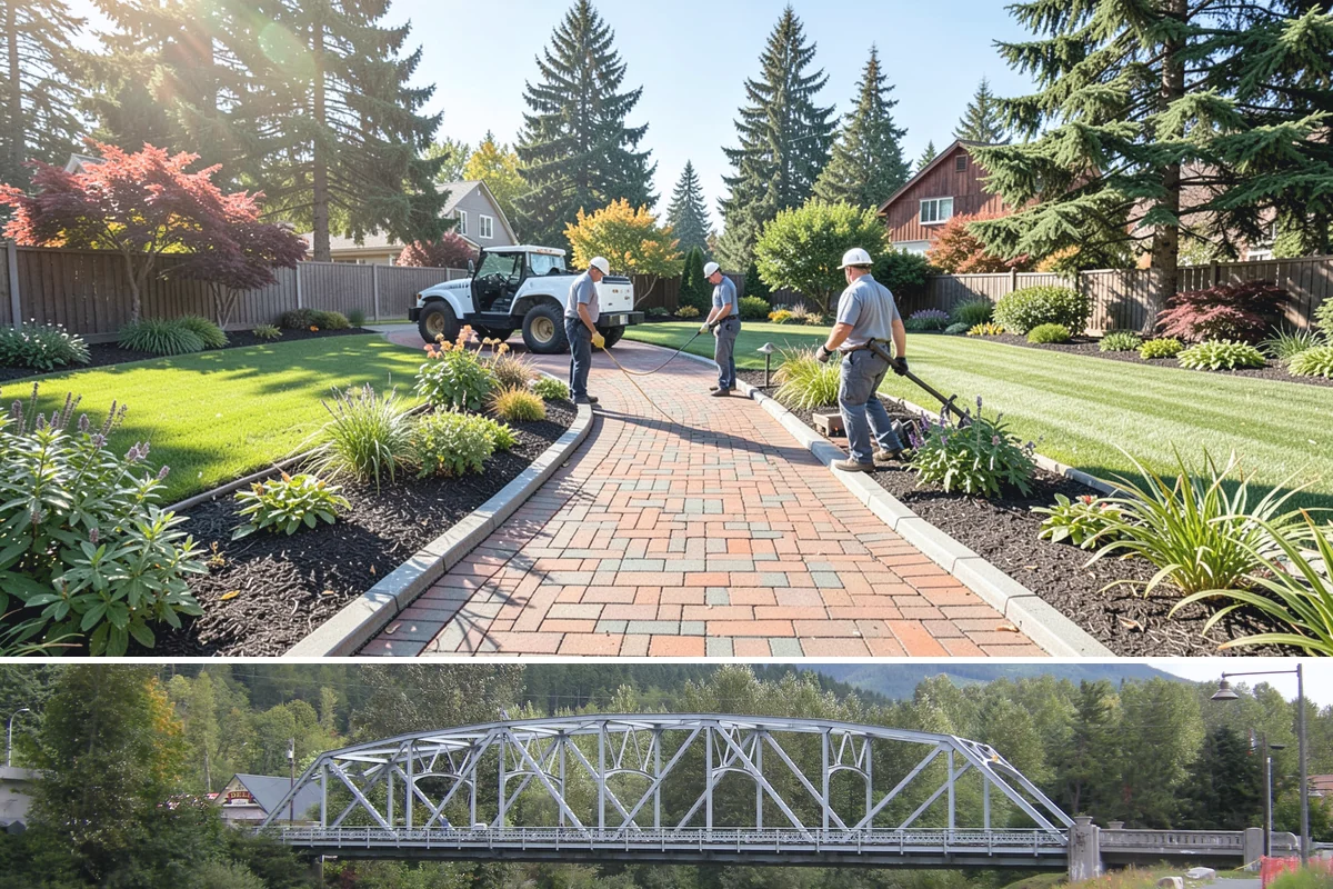 Landscape Lighting Installation in Skykomish, King County, WA - Can be installed year-round