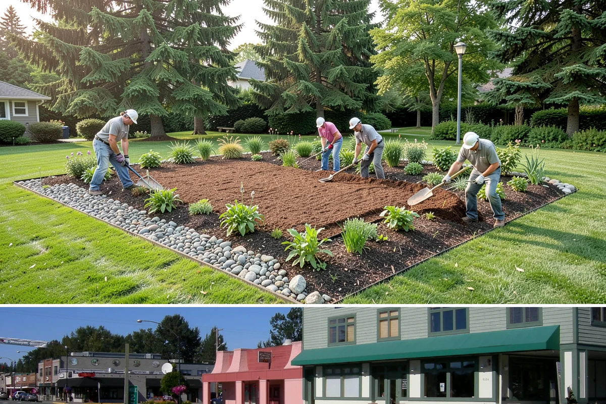 Landscape Lighting Installation in Snoqualmie, King County, WA - Can be installed year-round