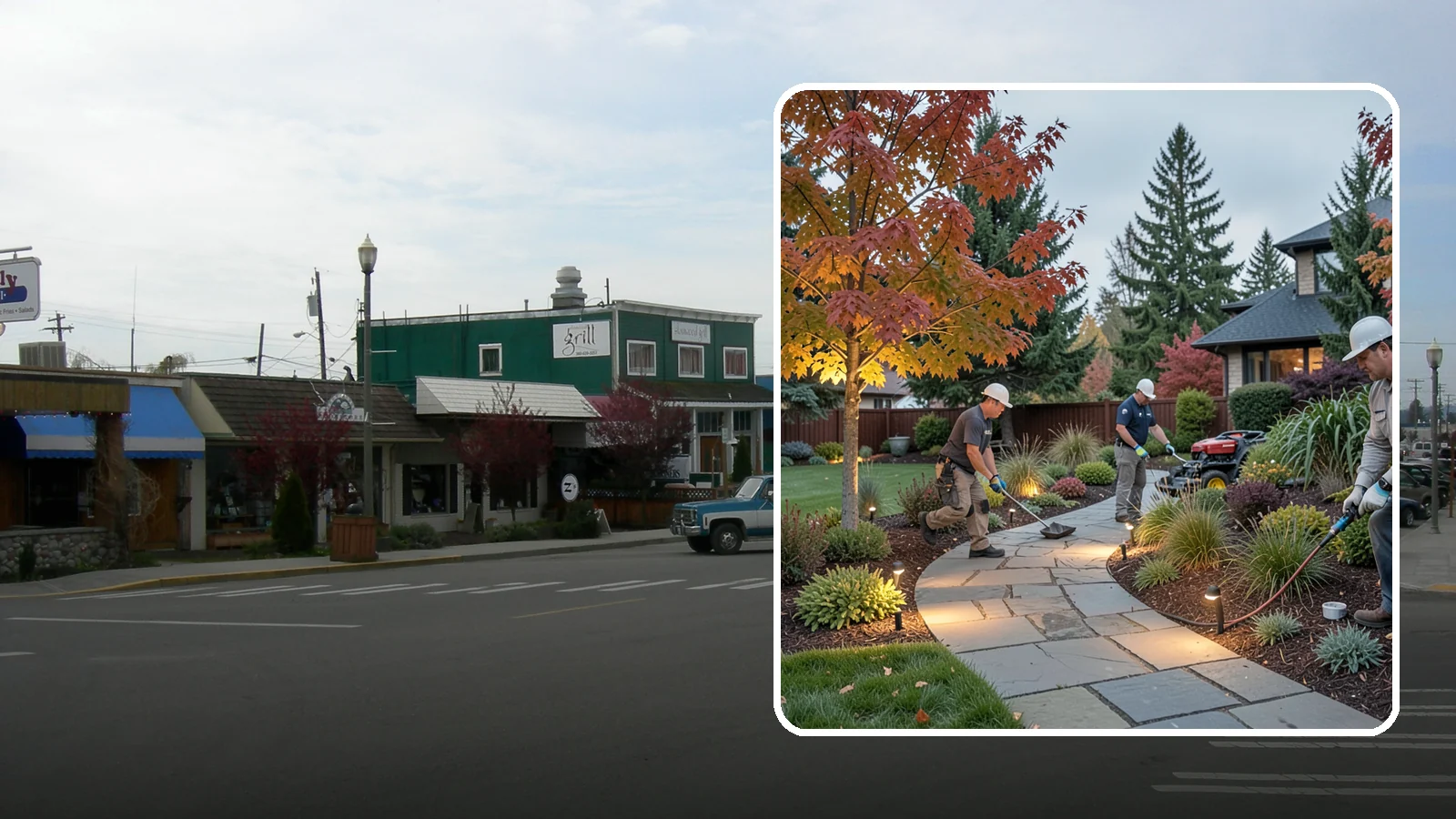 Landscape Lighting Installation in Stanwood, Snohomish County, WA - Professionally designed landscape lighting that adds beauty, safety, and hours of usable evening space.