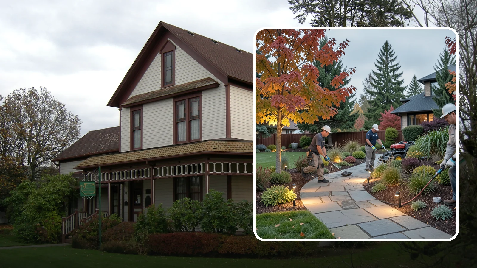 Landscape Lighting Installation in Sumner, Pierce County, WA - Professionally designed landscape lighting that adds beauty, safety, and hours of usable evening space.