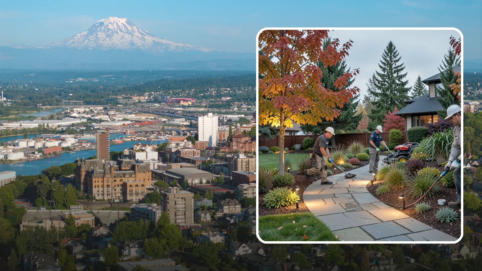 Landscape Lighting Installation in Tacoma, Pierce County, WA - Professionally designed landscape lighting that adds beauty, safety, and hours of usable evening space.