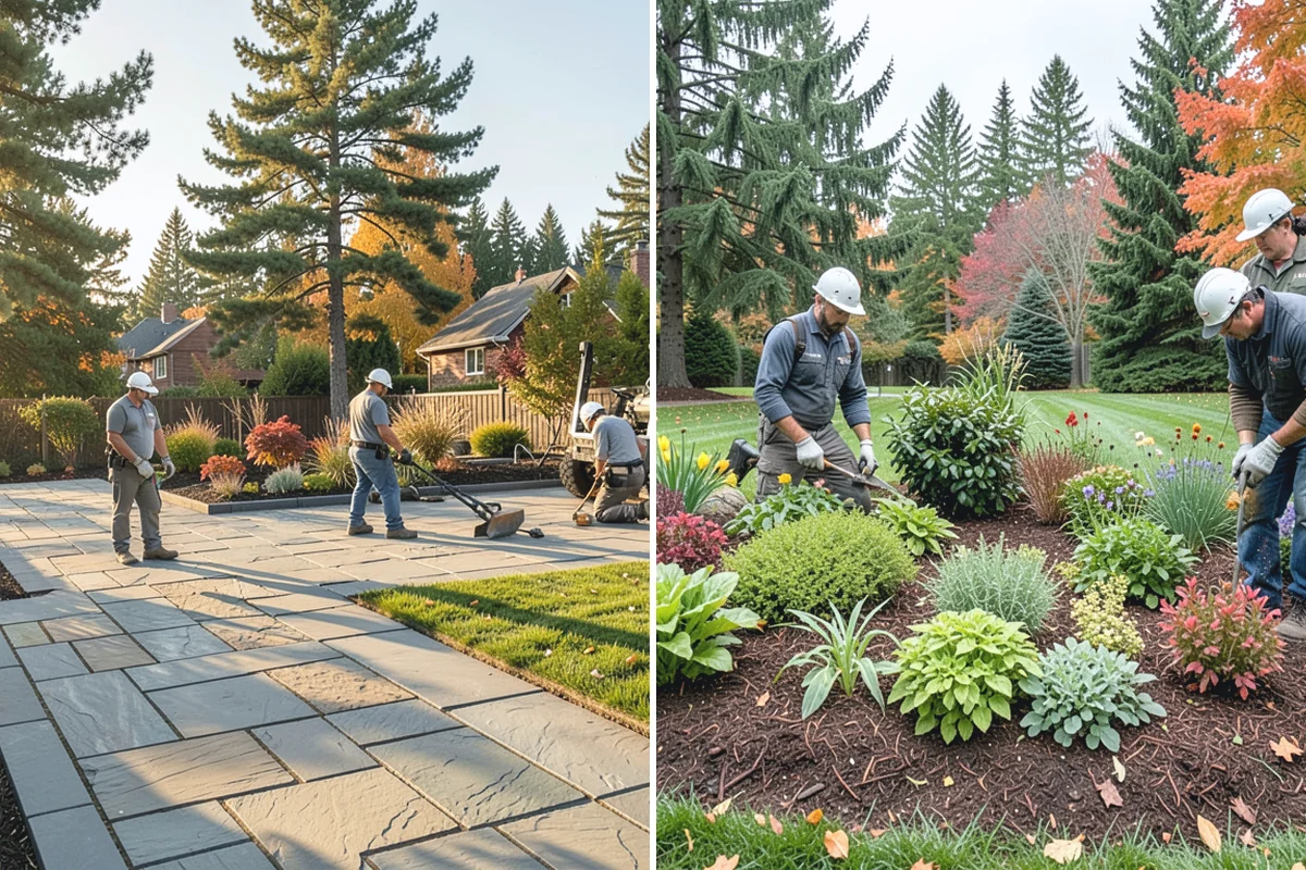 Landscape Masonry in Beaux Arts Village, King County, WA - Discuss the design and materials
