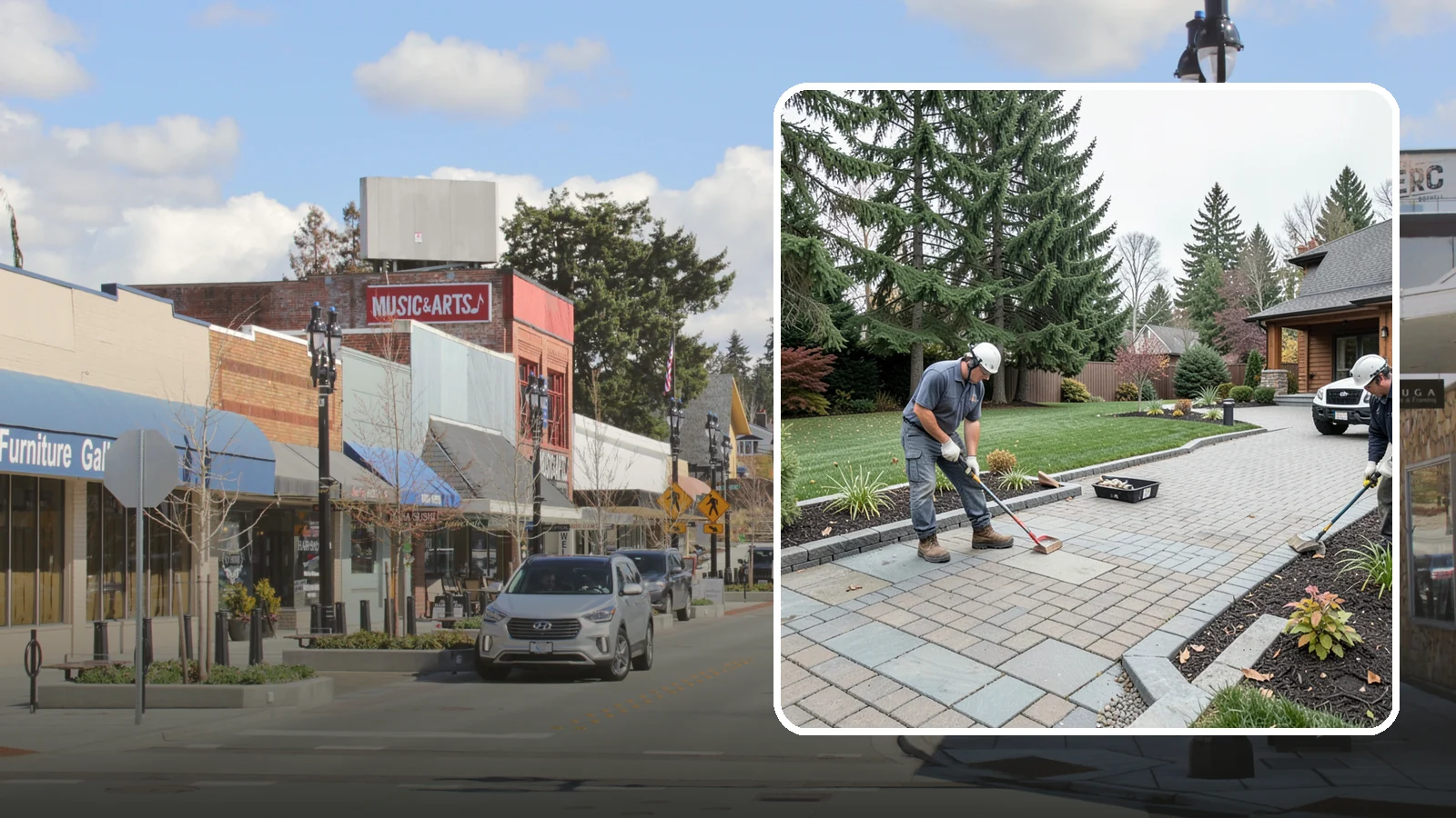 Landscape Masonry in Bothell, King County, WA - Skilled masonry work - stone, brick, and block - that brings craftsmanship and permanence to your landscape.