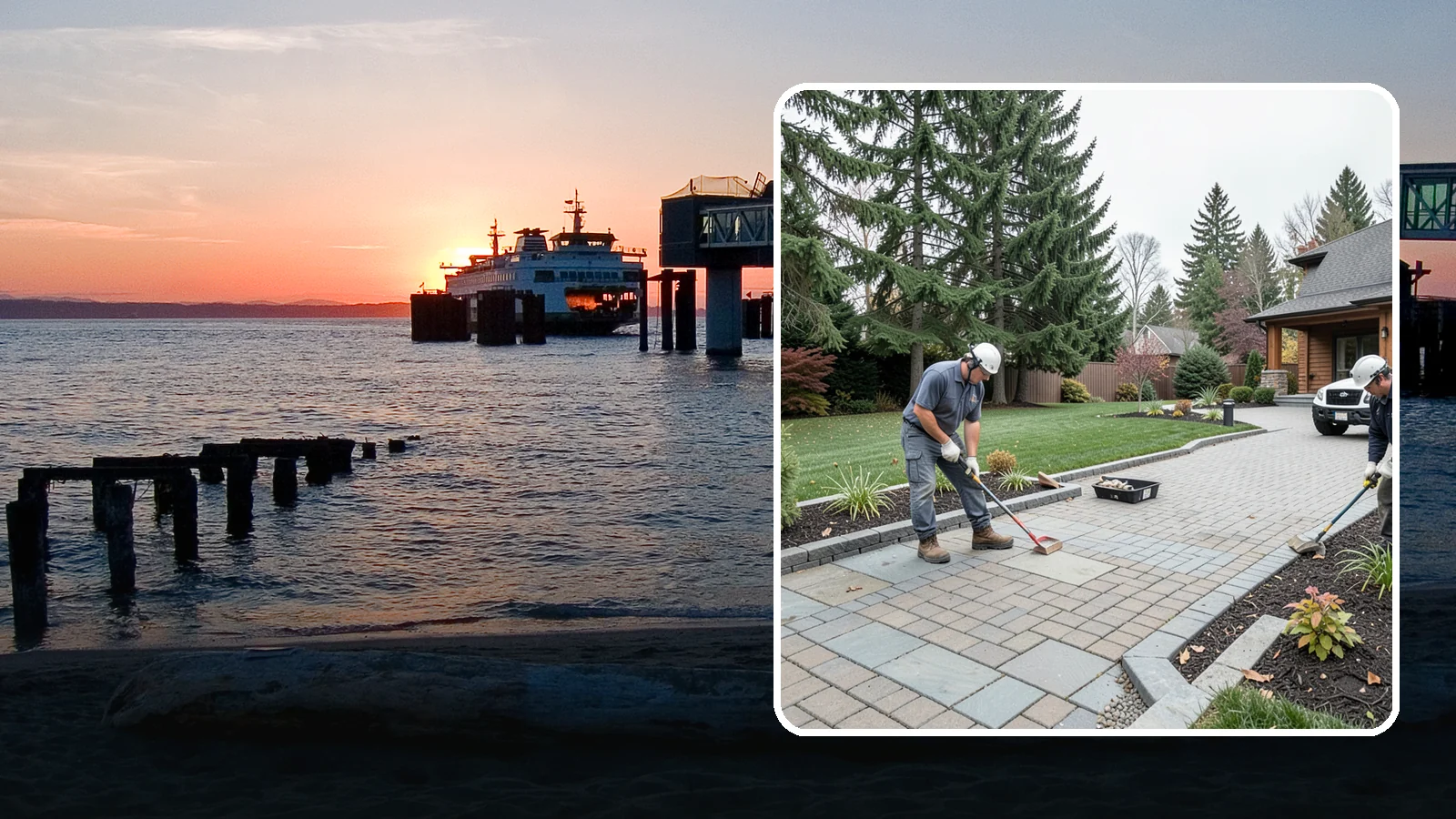 Landscape Masonry in Edmonds, Snohomish County, WA - Skilled masonry work - stone, brick, and block - that brings craftsmanship and permanence to your landscape.