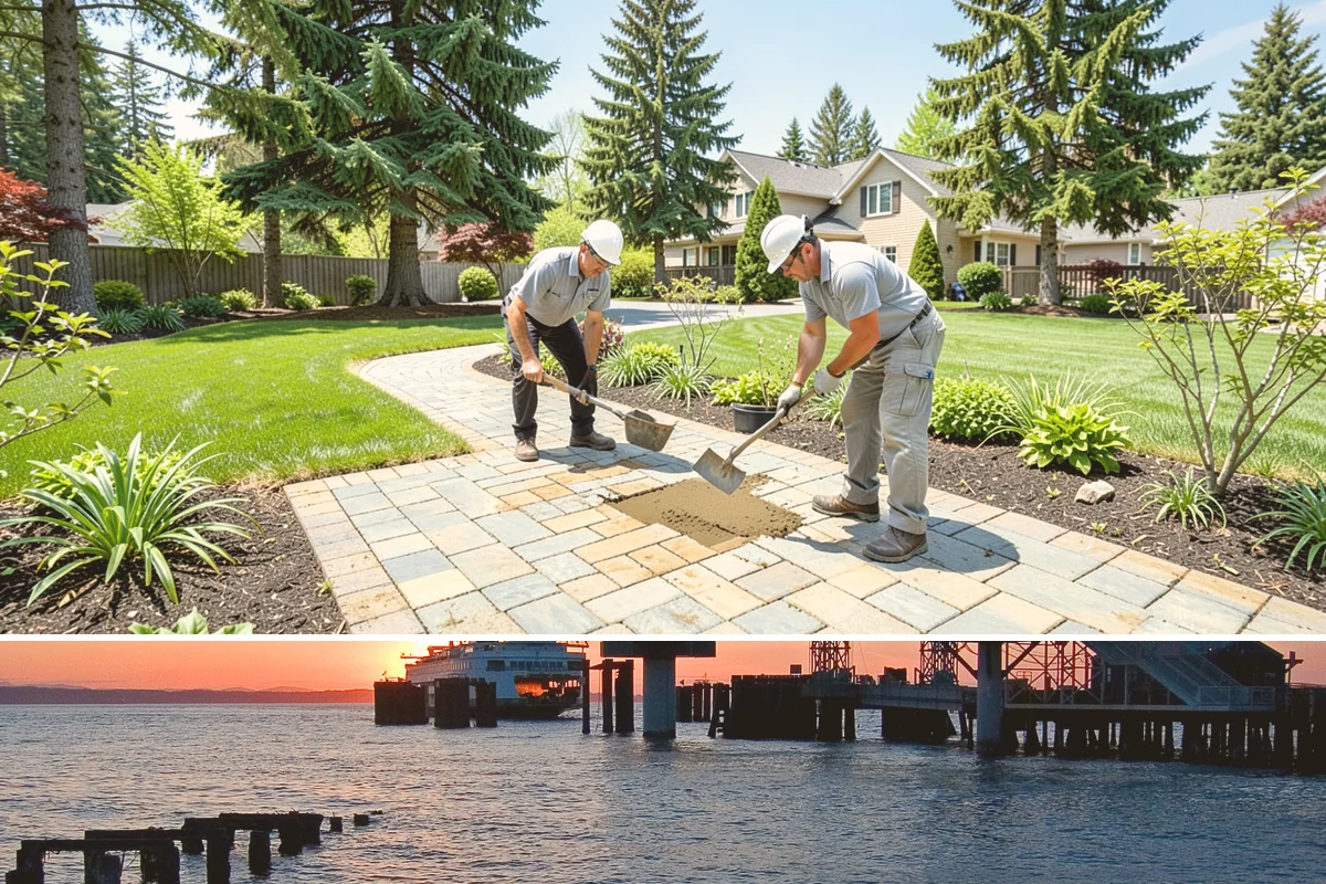 Landscape Masonry in Edmonds, Snohomish County, WA - Best built spring through fall.