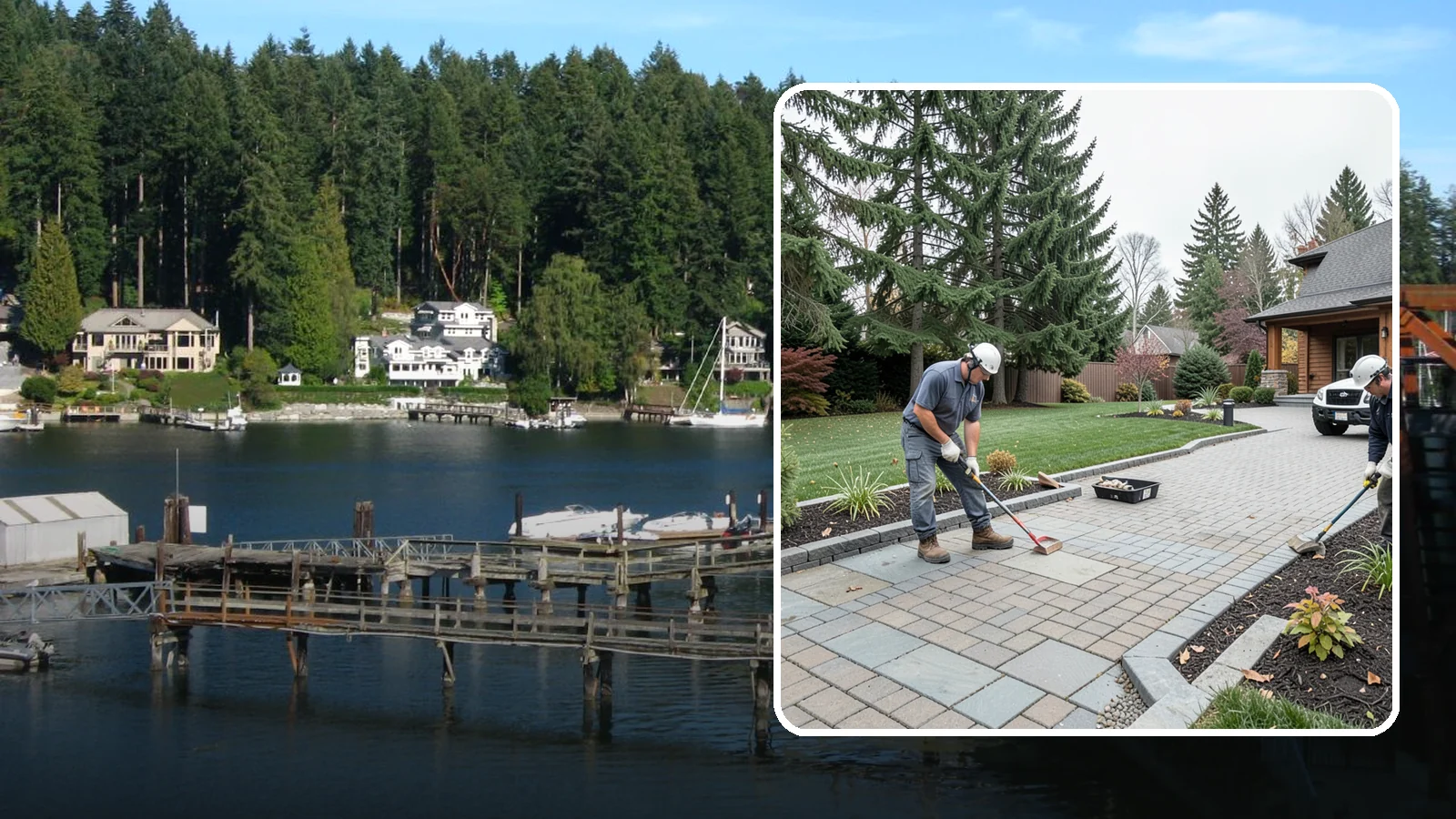 Landscape Masonry in Gig Harbor, Pierce County, WA - Skilled masonry work - stone, brick, and block - that brings craftsmanship and permanence to your landscape.