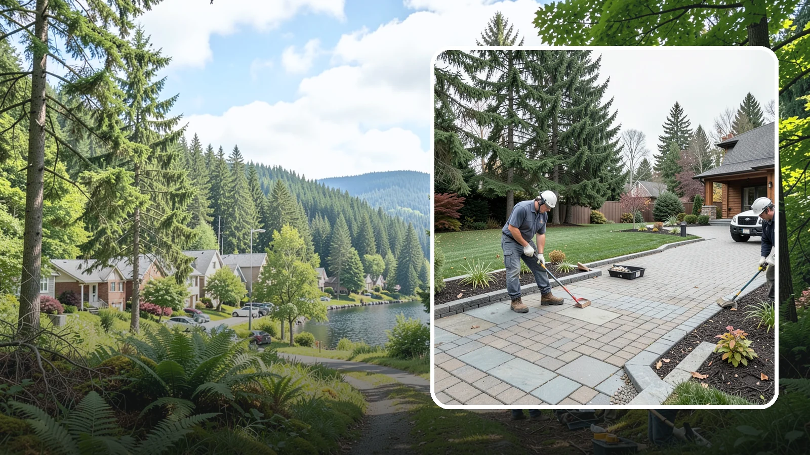 Landscape Masonry in Lake Forest Park, King County, WA - Skilled masonry work - stone, brick, and block - that brings craftsmanship and permanence to your landscape.