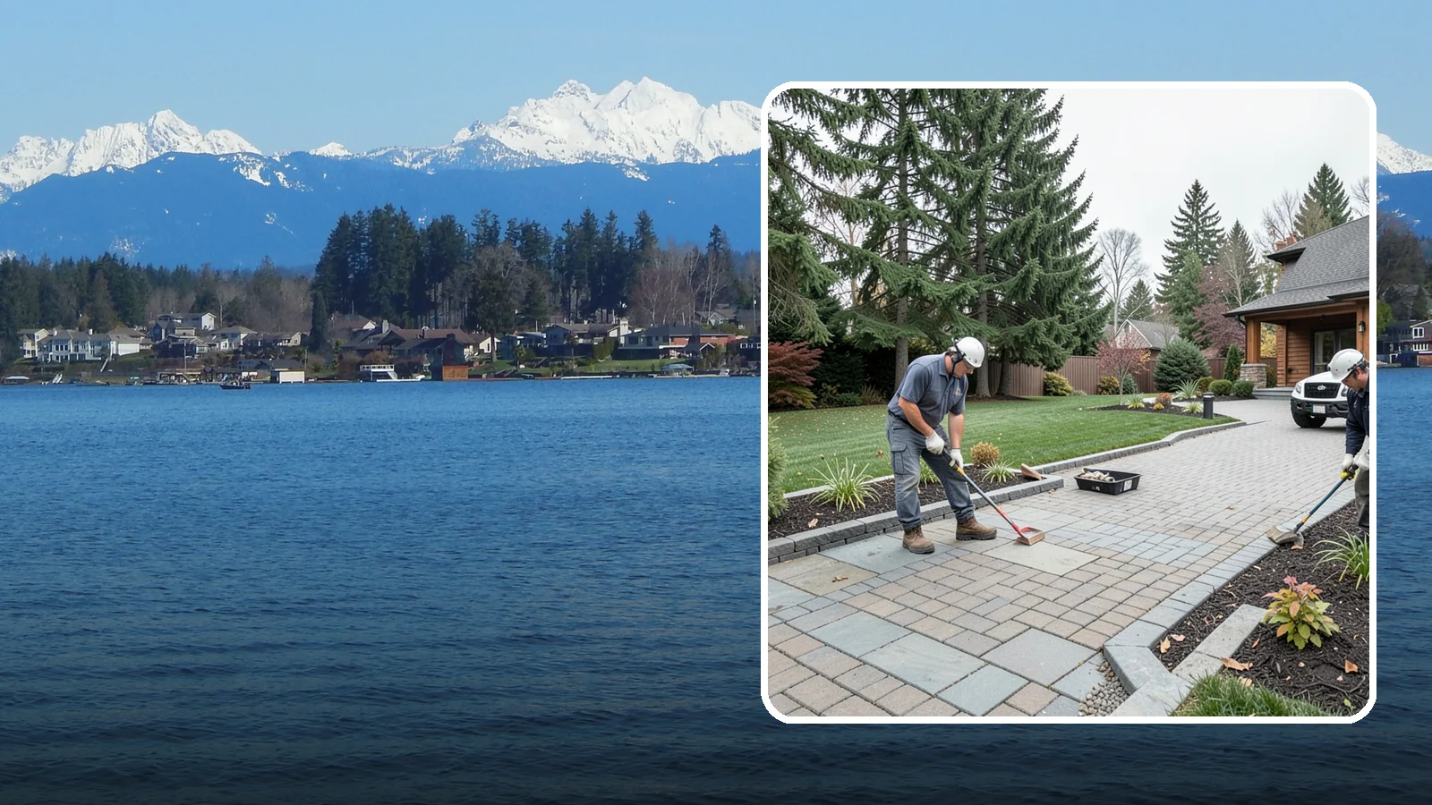 Landscape Masonry in Lake Stevens, Snohomish County, WA - Skilled masonry work - stone, brick, and block - that brings craftsmanship and permanence to your landscape.