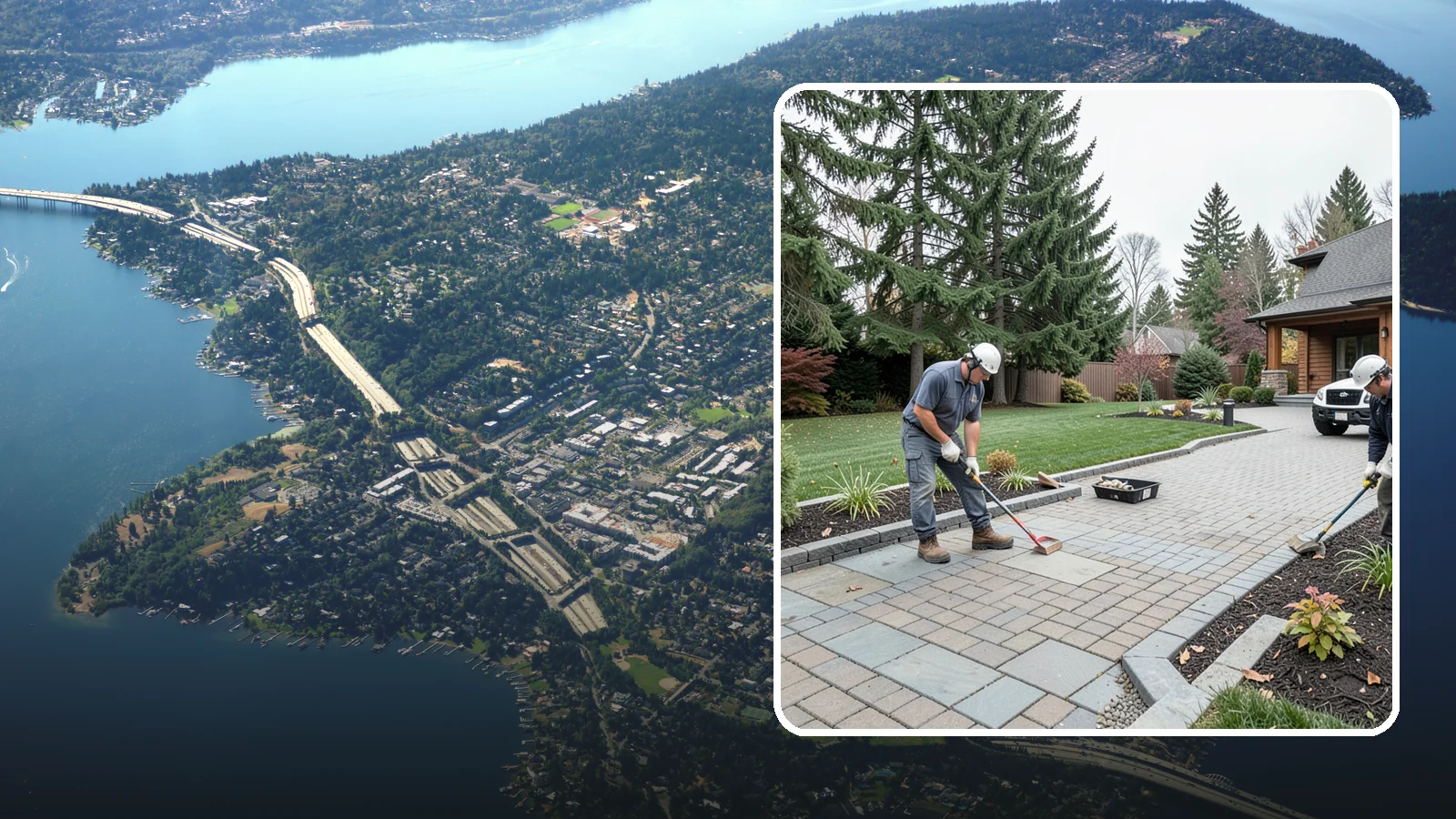 Landscape Masonry in Mercer Island, King County, WA - Skilled masonry work - stone, brick, and block - that brings craftsmanship and permanence to your landscape.