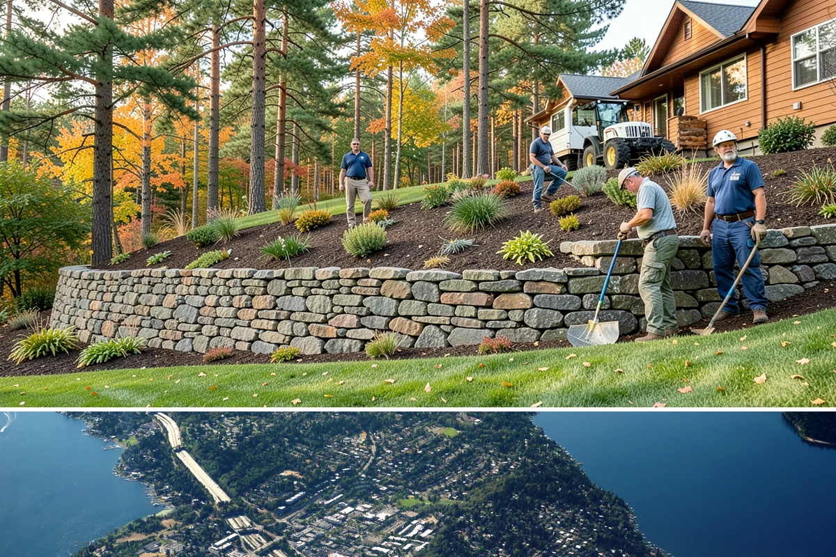 Landscape Masonry in Mercer Island, King County, WA - Best built spring through fall.
