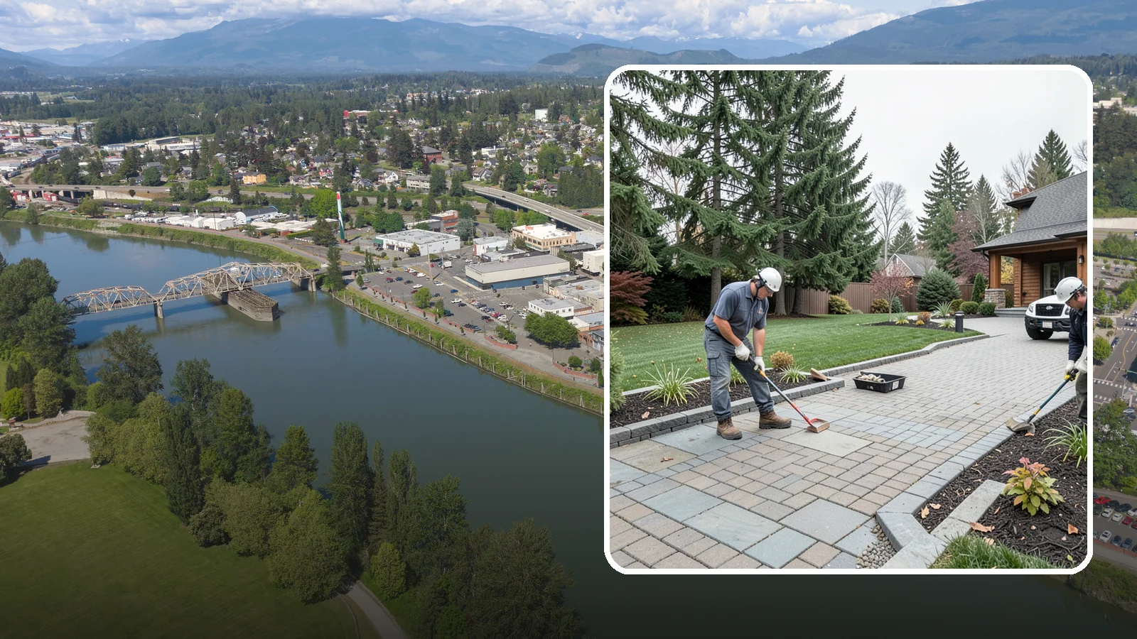 Landscape Masonry in Mount Vernon, Skagit County, WA - Skilled masonry work - stone, brick, and block - that brings craftsmanship and permanence to your landscape.