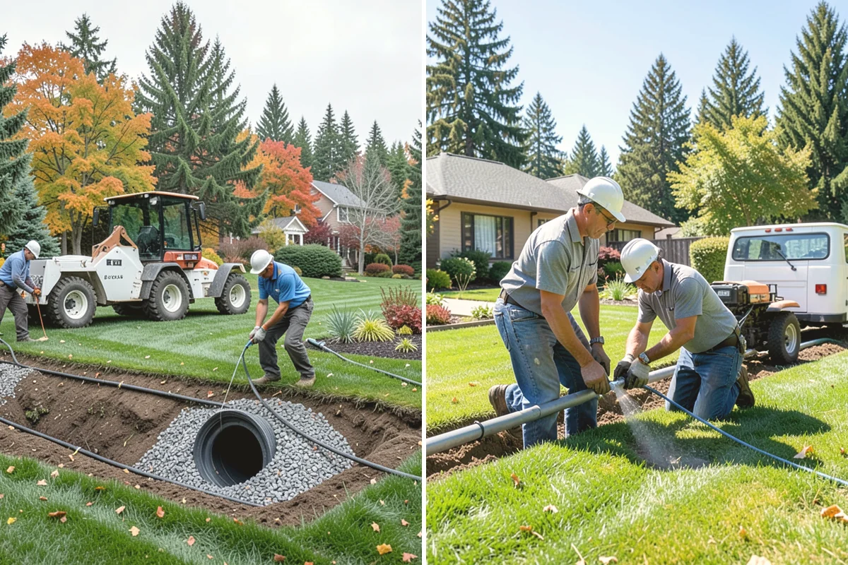 Landscape Renovation in Anacortes, Skagit County, WA - Walk the property and assess existing plantings and grade