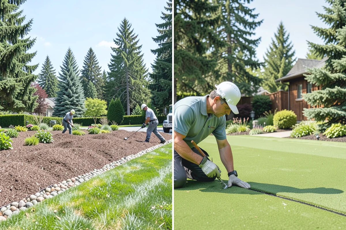 Landscape Renovation in Auburn, King County, WA - Walk the property and assess existing plantings and grade