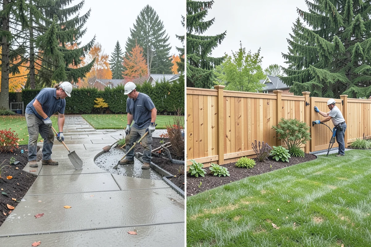 Landscape Renovation in Bonney Lake, Pierce County, WA - Walk the property and assess existing plantings and grade