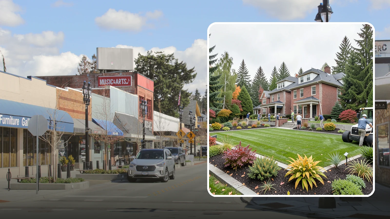Landscape Renovation in Bothell, King County, WA - We reimagine and rebuild tired, overgrown yards into cohesive landscapes suited to the Pacific Northwest.