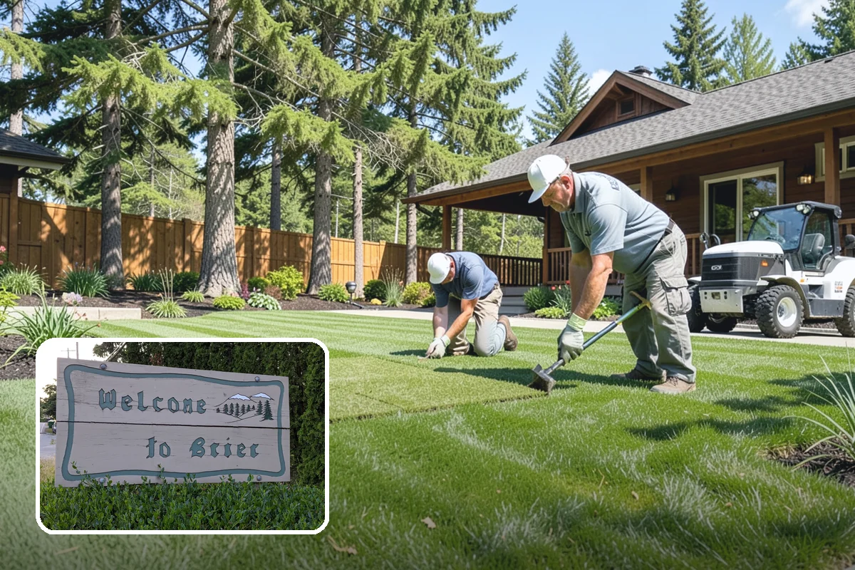 Landscape Renovation in Brier, Snohomish County, WA - Fresh, cohesive design that respects mature plantings