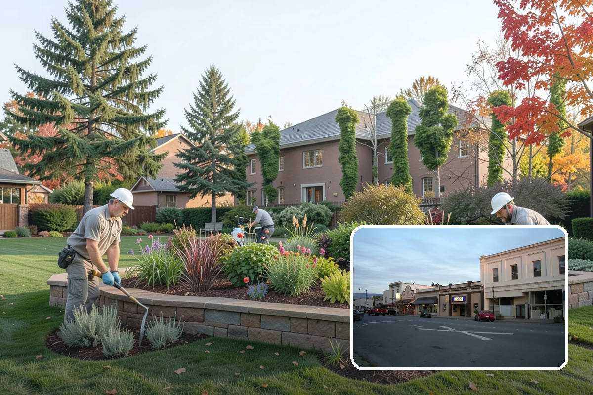 Landscape Renovation in Burlington, Skagit County, WA - Fresh, cohesive design that respects mature plantings