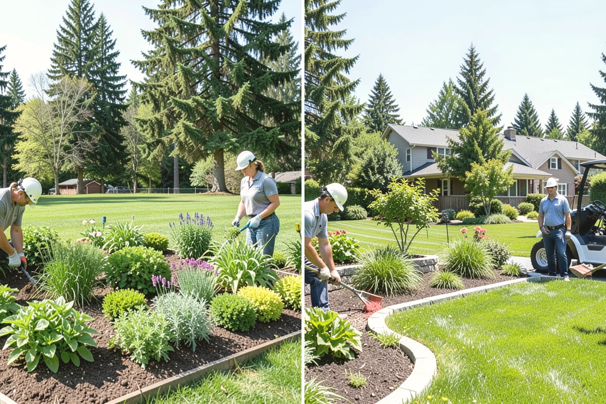 Landscape Renovation in Burlington, Skagit County, WA - Walk the property and assess existing plantings and grade
