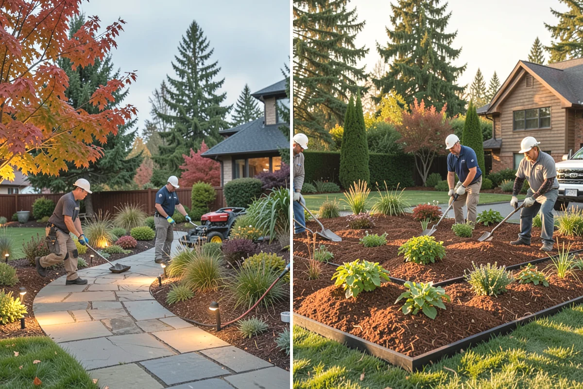 Landscape Renovation in Carnation, King County, WA - Walk the property and assess existing plantings and grade
