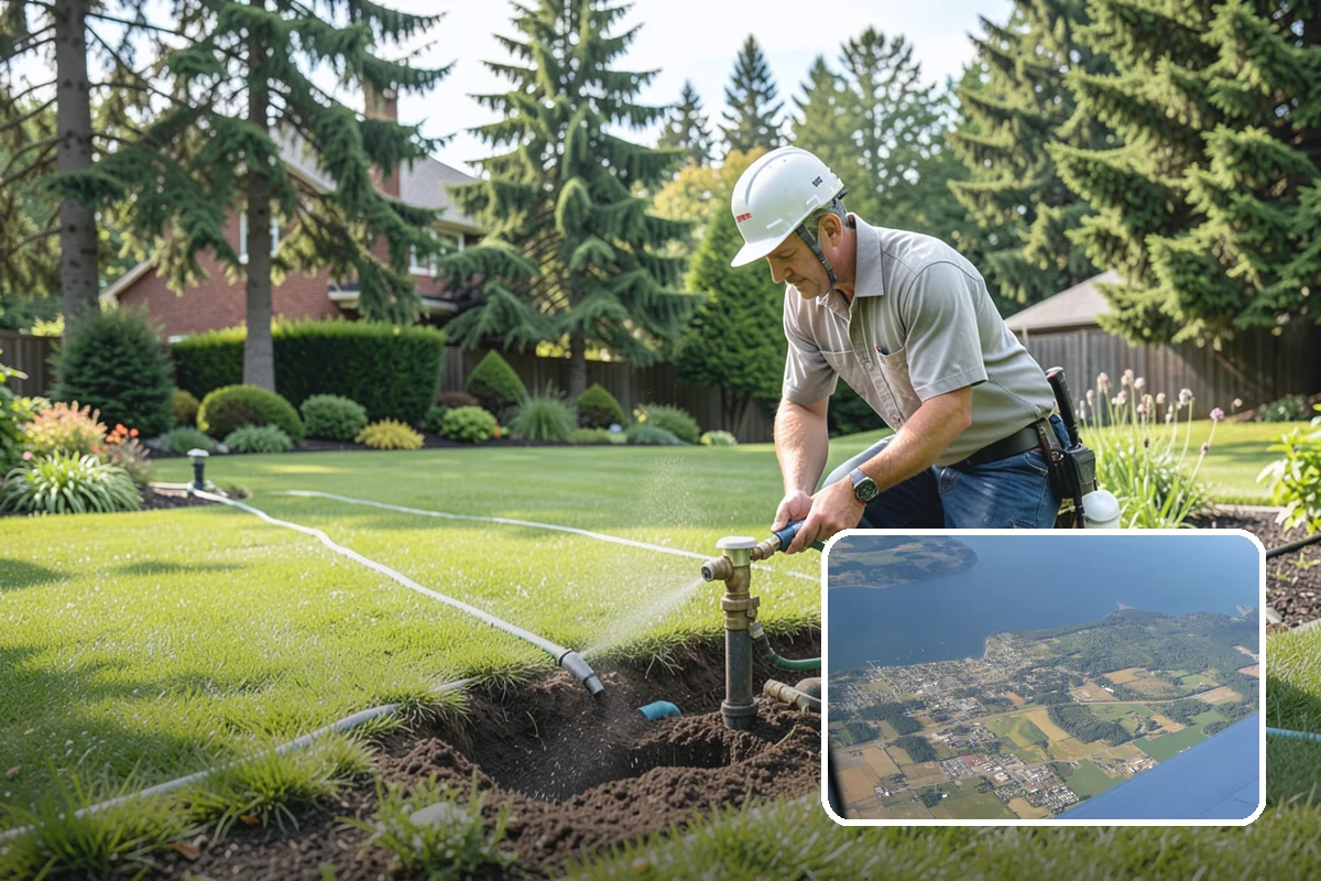 Landscape Renovation in Coupeville, Island County, WA - Fresh, cohesive design that respects mature plantings
