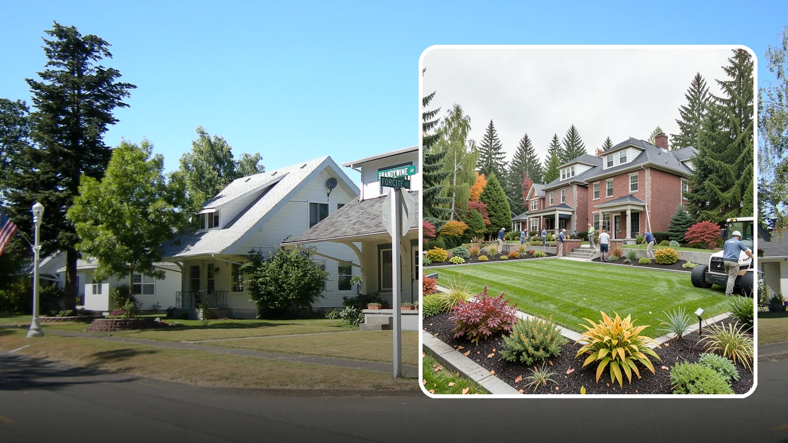Landscape Renovation in DuPont, Pierce County, WA - We reimagine and rebuild tired, overgrown yards into cohesive landscapes suited to the Pacific Northwest.
